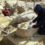 کشف ۲ تابوت مربوط به دوره اشکانی در میدان امام(ره) همدان