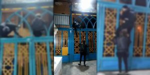 ماجرای بالا رفتن دو دختر از درب امامزاده شاهزاده حسین همدان چه بود؟