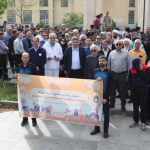 برگزاری پیاده‌روی در دانشگاه بوعلی‌سینا به مناسبت دهه سرآمدی آموزش