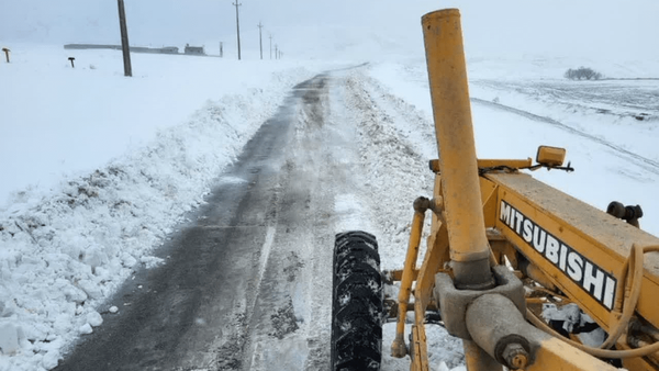 راه ۱۵۸ روستای همدان بازگشایی شد